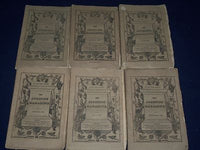 1828 THE SPORTING MAGAZINE PUB. IN LONDON LOT OF 6 - NICE ENGRAVINGS - WR 636