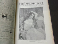 1899-1900 ART AMATEUR MAGAZINE BOUND VOLUME - GREAT ILLUSTRATIONS - KD 3048
