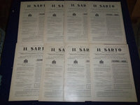 1912-1914 IL SARTO ITALIAN MAGAZINE LOT OF 30-1915 TESTIMONIALS MAGAZINE- O 1851