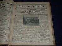 1913 JANUARY-DECEMBER THE MUSICIAN BOUND VOL NO. 18 - GREAT PHOTOS/ADS - KD 1741