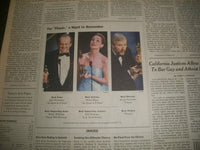 1998 MAR 24 NEW YORK TIMES NEWSPAPER- ACADEMY AWARDS- NICHOLSON TITANIC- NP 1176
