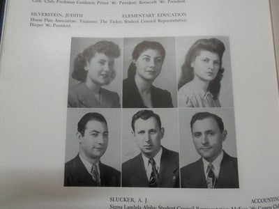 1946 CITY COLLEGE BUSINESS & CIVIC ADMIN SCHOOL YEARBOOK - NY - LEXICON - YB 330