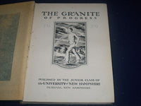 1929 THE GRANITE UNIVERSITY OF NEW HAMPSHIRE YEARBOOK - NICE PHOTOS - YB 244