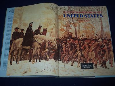 1988 ILLUSTRATED HISTORY OF THE UNITED STATES BOOK BY SHERRY MARKER - KD 982