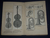 1925 YOUNG FOLKS PICTURE HISTORY OF MUSIC HARDCOVER BOOK BY JAMES COOKE- KD 1620