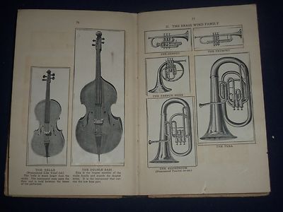 1925 YOUNG FOLKS PICTURE HISTORY OF MUSIC HARDCOVER BOOK BY JAMES COOKE- KD 1620