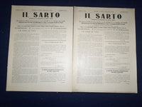 1912-1914 IL SARTO ITALIAN MAGAZINE LOT OF 30-1915 TESTIMONIALS MAGAZINE- O 1851