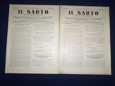 1912-1914 IL SARTO ITALIAN MAGAZINE LOT OF 30-1915 TESTIMONIALS MAGAZINE- O 1851
