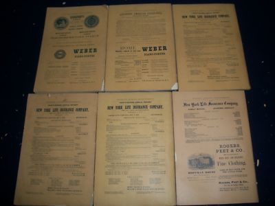 1877-1878 APPLETON'S JOURNAL MAGAZINE LOT OF 11 ISSUES - GREAT ADS - WR 696