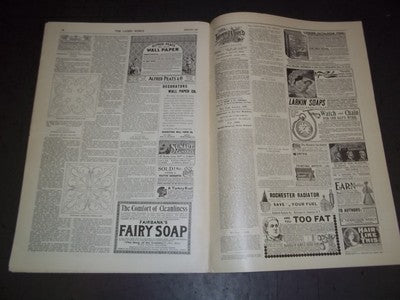 1899 JANUARY THE LADIES' WORLD MAGAZINE - GREAT PHOTOS AND ADS - SP 3041