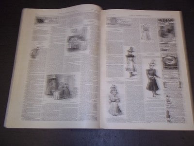 1898 JANUARY THE LADIES' WORLD MAGAZINE - GREAT PHOTOS AND ADS - SP 3038