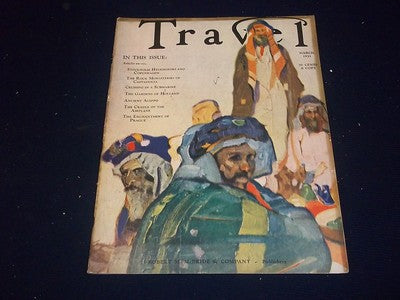 1935 MARCH TRAVEL MAGAZINE - GLIMPSE OF CAIRO - II 1932