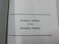 1964 STATE OF NEW YORK OPINIONS OF THE ATTORNEY GENERAL BOOK LEFKOWITZ - KD 727B