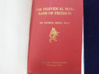 1965 MAY 29 INDIVIDUAL MAN BASIS OF FREEDOM BOOK - BY SIR PATRICK DEAN - KD 727M