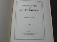 1921 VIGNETTES OF SAN FRANCISCO BOOK BY ALMIRA BAILEY - KD 1775C