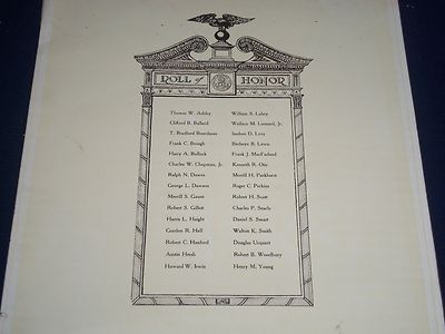 1920 AMHERST COLLEGE CALENDAR - LEATHER COVER - GREAT SPORT PHOTOS - II 9546