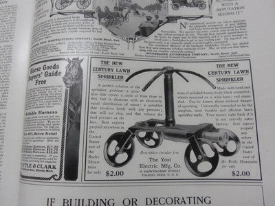 1905 COUNTRY CALENDAR MAGAZINE LOT OF 2 DIFFERENT ISSUES - VOL 1 # 1 - II 4269