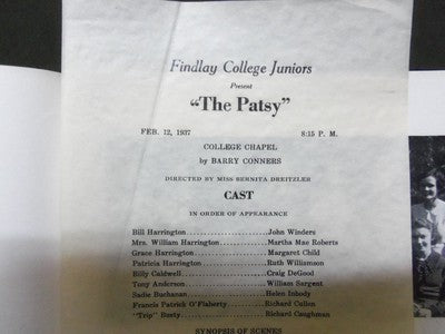 1937 THE ARGUS FINDLAY COLLEGE YEARBOOK - OHIO - CLASS PHOTOS - YB 318