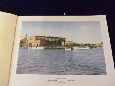 1910S VYER FRAN STOCKHOLM FARGFOTOGRAFI DIREKT EFTER NATUREN BOOKLET - II 7483