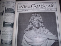 1912 JAN-JUN VIE A LA CAMPAGNE MAGAZINE VOLUME - FRENCH - NICE COVERS - KD 972