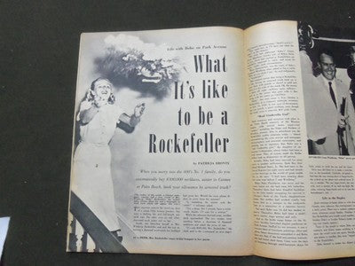 1954 JULY SEE MAGAZINE - JEANNE CRAIN COVER - ROCKEFELLER STORY - II 4472