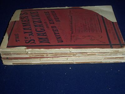 1876 THE ST. JAMES MAGAZINE AND UNITED EMPIRE REVIEW LOT OF 4 DIFFERENT- O 2122