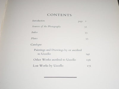1950 UCCELLO THE COMPLETE WORK OF GREAT FLORENTINE PAINTER BOOK PLATES- KD 1117