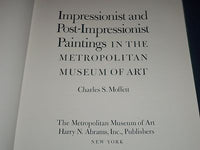 1985 IMPRESSIONIST AND POST-IMPRESSIONIST PAINTINGS HARDCOVER BOOK - KD 1590