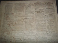 1816-1817 COLUMBIAN REGISTER NEWSPAPER LOT OF 6 - MADISON & CLAY - CT - NP 1454