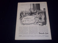 1933 MAY TRAVEL MAGAZINE - SARDINE FISHERS IN BRITTANY - II 1927