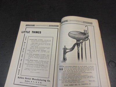 1905 NOVEMBER ITEMS OF INTEREST MAGAZINE - DENTAL ADVERTISEMENTS - II 7101