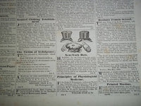1832 JUL-OCT BOSTON DAILY ATLAS NEWSPAPER LOT OF 26- VOL I - HENRY CLAY- NP 1453