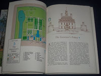 1990 OFFICIAL GUIDE TO COLONIAL WILLAMSBURG - MAP + INFORMATION - KD 1625