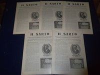 1912-1914 IL SARTO ITALIAN MAGAZINE LOT OF 30-1915 TESTIMONIALS MAGAZINE- O 1851