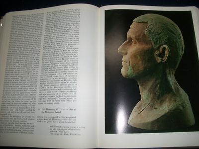 1967 THE ART OF ANCIENT GREECE AND ROME BOOK BY GIOVANNI BECATTI - KD 728R