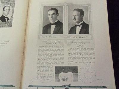 1927 ATLANTA SOUTHERN DENTAL COLLEGE YEARBOOK - ASODECOAN - YB 187