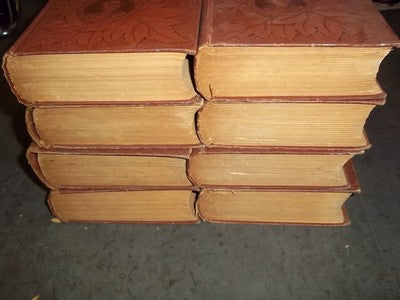1840'S-1860'S NOVEL BY WILLIAM MAKEPEACE THACKERAY BOUND VOLUME LOT OF 8- KD 928