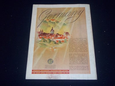 1938 MAY TRAVEL MAGAZINE - VENETIAN GONDOLA - II 1889