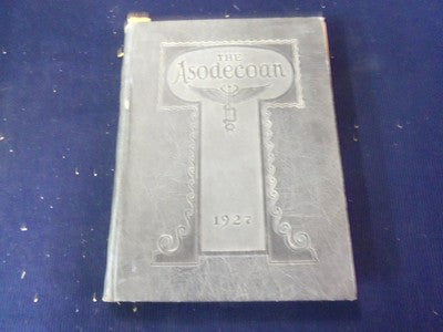 1927 ATLANTA SOUTHERN DENTAL COLLEGE YEARBOOK - ASODECOAN - YB 187