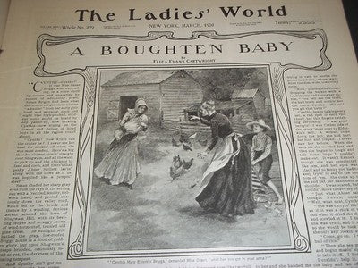 1903 MARCH THE LADIES' WORLD MAGAZINE - GREAT PHOTOS AND ADS - SP 3013
