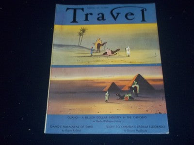 1938 FEBRUARY TRAVEL MAGAZINE SKETCHES FROM TURNER'S EGYPTIAN NOTEBOOK - II 1886