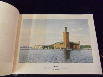 1910S VYER FRAN STOCKHOLM FARGFOTOGRAFI DIREKT EFTER NATUREN BOOKLET - II 7483