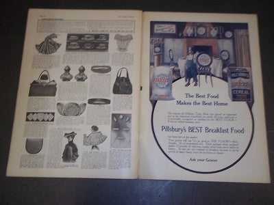1908 JANUARY THE LADIES' WORLD MAGAZINE - GREAT PHOTOS AND ADS - SP 3005