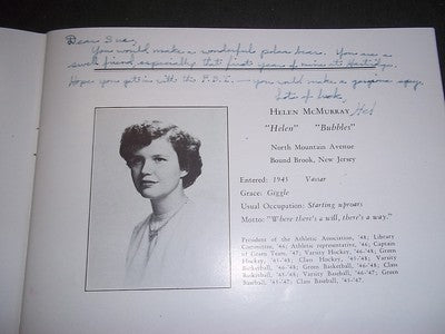 1948 TEMPORA ET MORES HARTRIDGE GIRLS SCHOOL YEARBOOK NEW JERSEY - YB 635