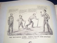 1942 CURRIER AND IVES PRINTMAKERS AMERICAN PEOPLE BOOK - GREAT PLATES - KD 1033