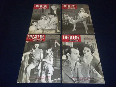 1957 THEATRE WORLD MAGAZINE LOT OF 12 - COMPLETE YEAR - UNITED KINGDOM - O 1246