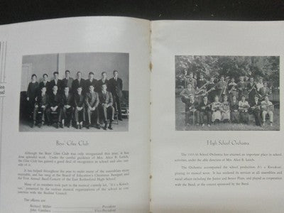 1936 EAST RUTHERFORD HIGH SCHOOL YEARBOOK - THE TEA LEAF - NEW JERSEY - YB 572
