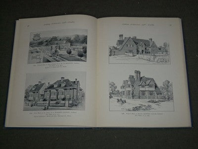 1907-08 ACADEMY ARCHITECTURE & ARCHITECTURAL REVIEW BOOK LOT OF 2 - KD 1125