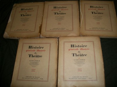1931-1934 HISTOIRE GENERALE ILLUSTREE DU THEATRE - 5 VOLUMES BY DUBECH - II 3560