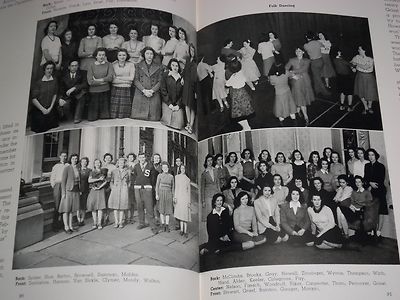 1943 HALCYON SWARTHMORE COLLEGE YEARBOOK - PENNSYLVANIA - NICE PHOTOS - YB 78